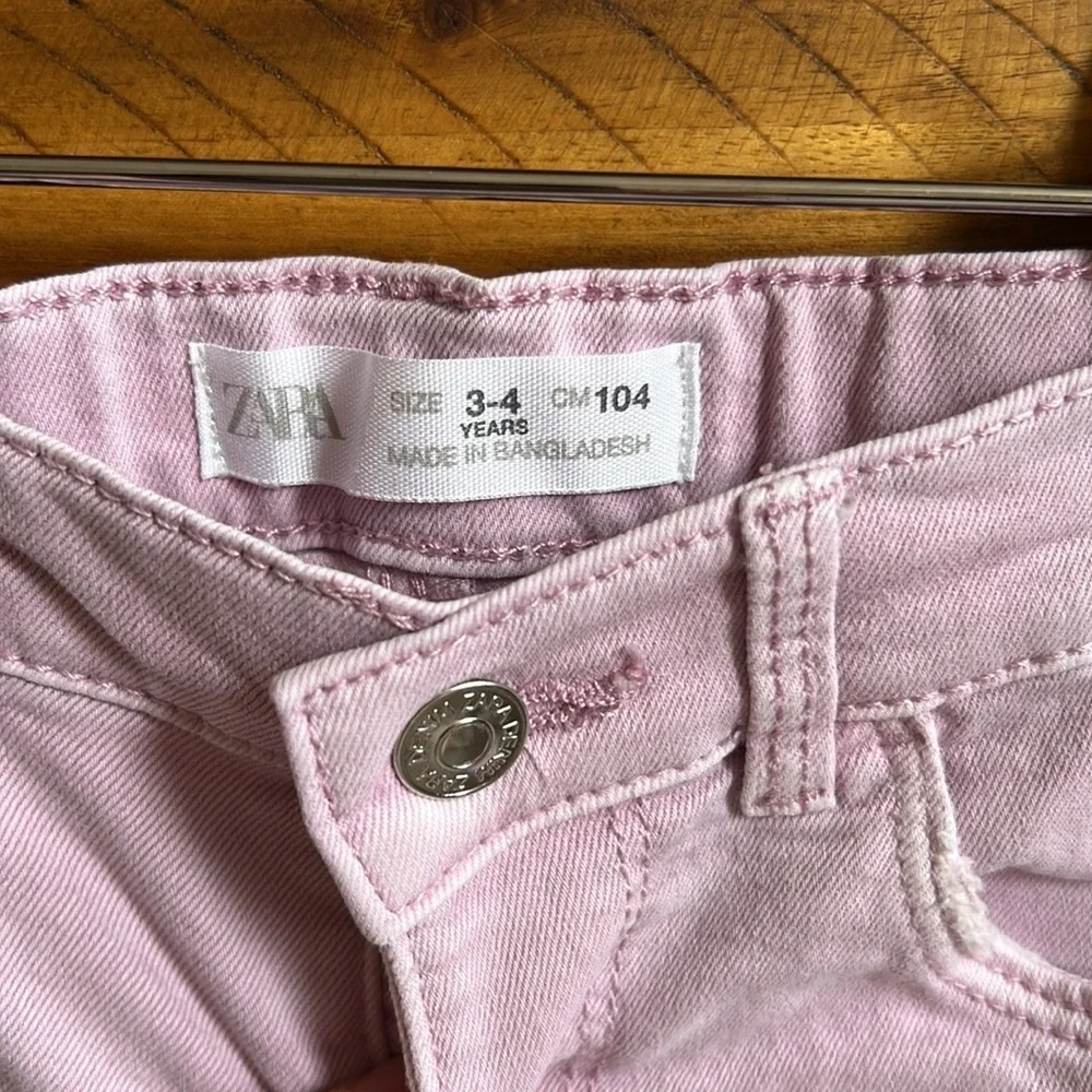 Zara Girls Kids Lavender Jeans Pants